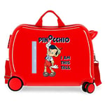 Disney Pinocchio Valise pour enfant Rouge 50 x 39 x 20 cm rigide ABS Fermeture à combinaison latérale 34 l 1,8 kg 4 roues