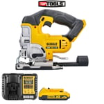 Dewalt DCS331N Cordless 18V XR Li-Ion Jigsaw With 1 x 2.0Ah Battery & Charger