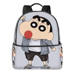 zhengdong Crayon Shin Chan Love Bapa Unisexs Student Bag Classic Lightweight Zipper Bapas