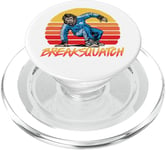 Breaksquatch Break Dancing Sasquatch B-Boy Bigfoot 80s Funny PopSockets PopGrip pour MagSafe