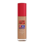 Rimmel Lasting Finish 35Hr Foundation 303 Honey, Full Coverage, Hydrating, SPF20, Hyaluronic Acid, Vitamin E, 2% Niacinamide, All Day Wear, Vegan, Cruelty Free