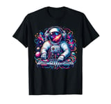 Funny Astronaut DJ Electronic Music Galaxy Outer Space T-Shirt