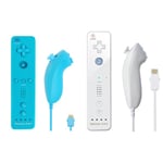 Nintendo Wii/Wii U Joystick 2 in 1 Wireless Nunchuck Remote Gamepad Valinnainen Motion Plus -videopeliohjain