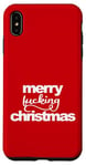 iPhone XS Max Merry Fucking Christmas funny scrooge cursing curse swear Case