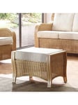 Desser Opera Rattan Footstool, Light Oak/Jasper