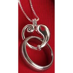 The Reunion Heart' Ring Holder Necklace