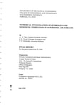 Numerical Investigation of Hydrogen and Kerosene Combustion in Supersonic Air Streams