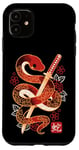 Coque pour iPhone 11 Year of the snake chinese zodiac mignon kawaii snake 2025