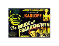 Wee Blue Coo Movie Film Sequel Bride Frankenstein Karloff Whale Horror Art Wall Art Print