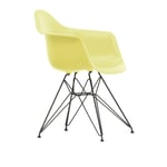 Vitra - Eames RE Plastic Armchair DAR 92 Citron, Basic Dark Base - Charles & Ray Eames - Gul - Metall/Plast