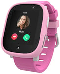 XPLORA X6 Play - Montre connectée pour Enfants (avec SIM) – 4G, Appels, Messages, Mode école, Fonction SOS, localisation GPS, Appareil Photo, podomètre - incluant 3 Mois d'abonnement Gratuit (Rose)