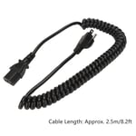 3 Prong AC Power Cord 18 AWG Copper Core 3 Pin Power Cable For TV Computer Prin