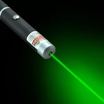 5MW 650nm Grön Svart Laser Penna USB Laddning Kraftfull synlig stråle Ljus Lazer Pointer Militär