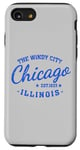 Coque pour iPhone SE (2020) / 7 / 8 Vintage Retro Love Chicago Illinois Windy City est une ville créée en 1833