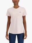 New Balance Breathable Women's Short Sleeve Top, Light Pink