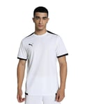 PUMA Homme Teamliga Jersey Shirt, Puma Blanc- Puma Noir, XL EU