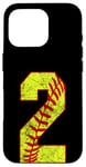 Coque pour iPhone 16 Pro Softball #2 Fast Pitch Love Softball Joueur préféré de la maman