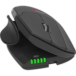 Contour Unimouse | Award Winner Ergonomic mouse with Thumb support | Wireless mouse | Vertical Mouse for Left-Handed | 35 to 70 degrees angle | 6 buttons + scroll | For Windows and Mac