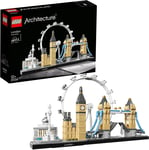 LEGO Architecture Skyline Model Building Set, Model Kit Featuring London Eye,