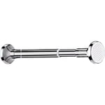 Barre pour rideau de douche, Tringle à Rideau de Douche télescopique en Acier Inoxydable sans perçage (Couleur : Argent, Taille : 70-120 cm)