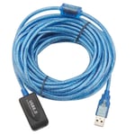 10m USB Active Repeater Hi Speed Extension Extender Cable Lead USB2.0 480Mbp PC