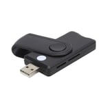 Smart Card Reader   SD/TF ID SIM Recognizer with Driver CD for Desktop Mobile De