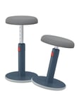 Leitz Ergo Cosy Active Sid-stå balancestol 2 i 1 Fløjlsgrå