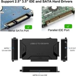 Cable Disk Adapter Hard-Drive USB3.0 Recovery Converter SATA/IDE All in one