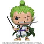 Figurine Funko Pop! Animation: One Piece - Roronoa Zoro - Figurine POP! One Piece, modèle Roronoa Zoro de 9 cm