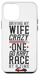 iPhone 12 mini Go Kart Racing Wife Husband Vintage Driving My Wife Crazy Case