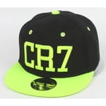 Barn fotboll stjärna Ronaldo CR7 broderi barn keps hatt ben pojkar flickor sport snapback hip-hop kepsar Gorras grön green