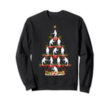 Hockey Sports Xmas Tree Lighting Field Hockey Christmas Tree Sweatshirt