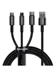 Baseus Tungsten Gold 3-in-1 USB cable