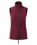 Gilet Polaire Sans Manches - Femme - Pr804 - Rouge Bordeaux