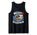 Merry Christmas Turtle Christmas Tortoise Xmas Eve Tank Top