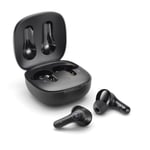 Motorola Moto Buds 135 Wireless Bluetooth Headphones - Wireless Headphones with Bluetooth 5.2 - Water-Resistant In-Ear Earphones - Earbuds up to 18 Hours Playback Time - Black