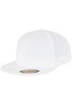 Flexfit Mens Premium 210 Fitted Cap, White, L-XL UK