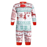 Julpyjamas Matchande familjepyjamas Pyjamas Förälder-barn outfit för hjortrenar Printed långärmad t-shirt och loungekläder 18M