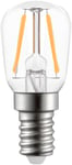 Filament LED-lampa, päron, klar, 1,3W, E14, 230V, MB