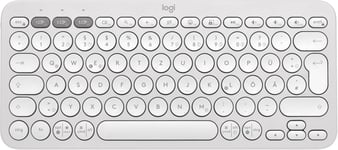 Logitech Pebble Keys 2 K380s - tastatur - QWERTZ - Tysk - tonalhvit