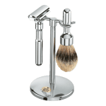 Merkur Futur Silvertip barbersett 3 deler