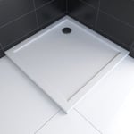 Receveur de douche extra-plat 90 x 90 cm, blanc, Galedo Pure 2