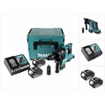 Makita DHR 281 RTJ Brushless Perforateur sans fil 28 mm + Coffret Makpac + 2x Batteries 18 V- 5 Ah/5000 mAh + Chargeur