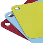 Joseph Joseph Pop™ Together Set of 3 Small Chopping Mats - Red, Blue and Green