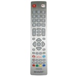 Genuine TV Remote Control Replacement for Sharp 2T-C40BG3KG2FB / 2TC40BG3KG2FB