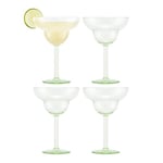 BODUM OKTETT Margarita Glasses Plastic Reusable 0.25L 4 Pieces