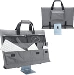 Étui De Transport Pour Ordinateur De Bureau Imac De 61 Cm, Sac De Rangement De Protection Pour Écran Imac Avec Poignée De Transport Pour Écran Imac De 61 Cm Et Accessoires (Gris)