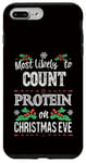 iPhone 7 Plus/8 Plus Most Likely to Count Protein on Christmas Eve Funny Gymbro Case