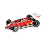 FERRARI 126 C 2 G.VILLENEUVE 1982 N.27 2nd S.MARINO GP W/PILOTE 1:43 Brumm