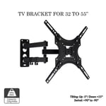 32-55'' Inch TV Wall Bracket Mount Tilt Swivel for SONY LG Samsung LCD LED TV UK